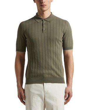 Peserico Short Sleeve Polo Sweater - Green
