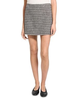 Theory Tweed Mini Skirt - Gray