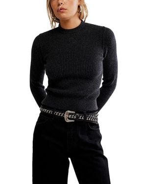 Free People Even After Crewneck Sweater - Black