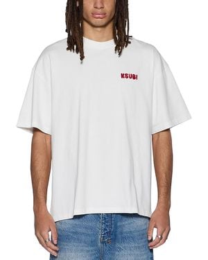 Ksubi Mechanic Ekcess Oversized Graphic Tee - White
