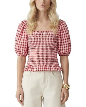 Vero Moda Vmcarrie 2/4 Smock Top - Red