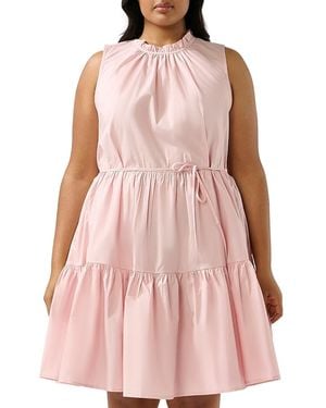 Estelle Rhodes A Line Mini Dress - Pink