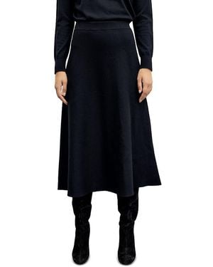 Gerard Darel Taya A Line Midi Skirt - Black
