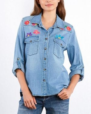 Billy T Fiesta Floral Shirt - Blue