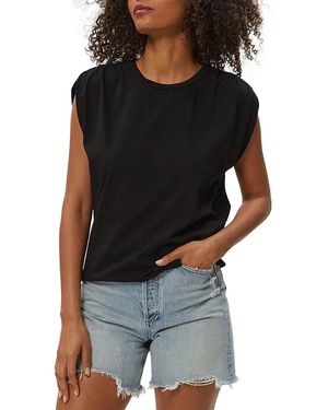 Michael Stars Luca Bubble Tee - Black