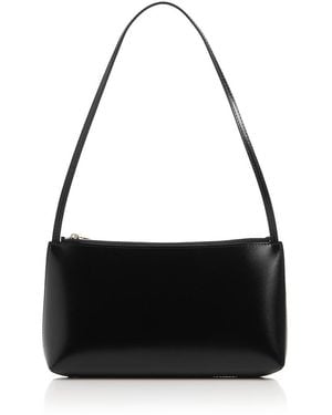 Mansur Gavriel Gaia Velvet Shoulder Bag - Black