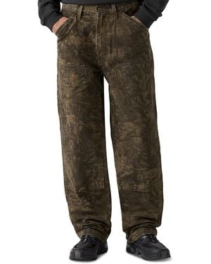 Levi's 568 Loose Double Knee Straight Leg Jeans - Green