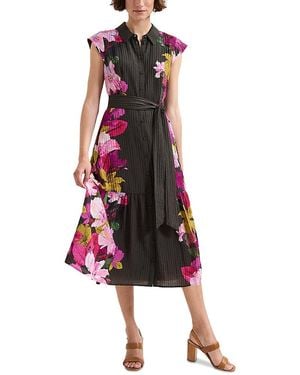 Phase Eight Robyn Floral Midi Dress - Red