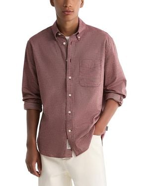Barbour Woven Nevis Authentic Textured Shirt - Purple
