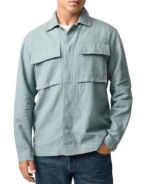 Rodd & Gunn Hills Creek Linen And Cotton Relaxed Jacket - Blue