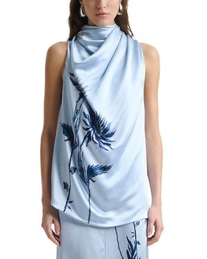Altuzarra Sleary Silk Top - Blue