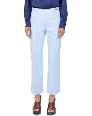 Callas Milano Lola Cropped Kick Flare Pant - Blue