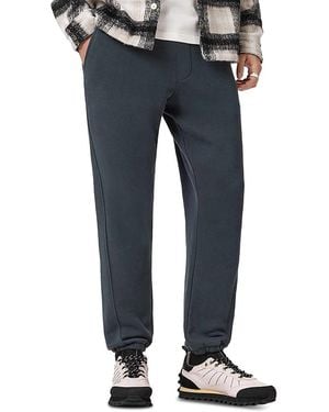 AllSaints Haven Cotton Logo Embroidered Sweatpants - Blue