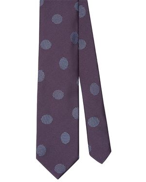 Robert Talbott Oval Geo Jacquard Best Of Class Necktie - Purple