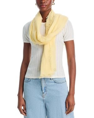 Vince Gauze Cotton Wrap - White