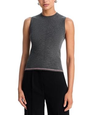 Thom Browne Wool Sleeveless Sweater - Blue