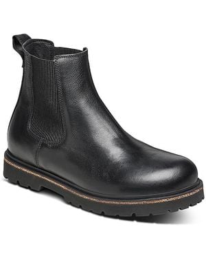 Birkenstock Highwood Slip-On Mid Chelsea Boots - Black