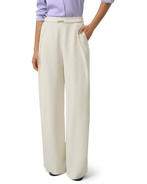 LILYSILK Heavy-Weight Silk Crepe Wide-Leg Pant - White