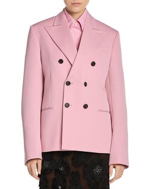 Marni Double Breasted Blazer - Pink