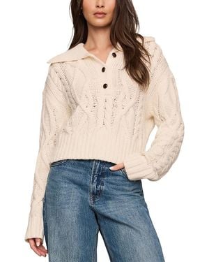 Z Supply Hartwell Cable Knit Sweater - Blue