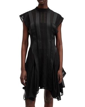 AllSaints Fleur Texture Dress - Black