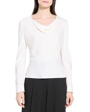 Theory Silk Top - White