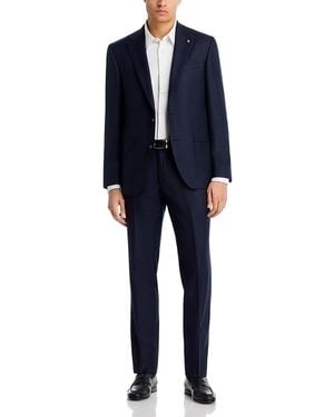 Jack Victor Esprit Regular Fit Woven Textured Suit - Blue