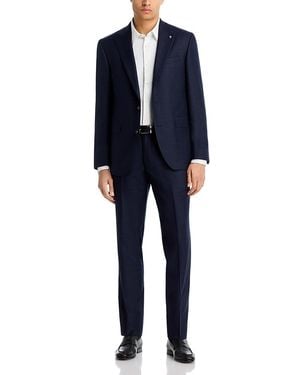 Jack Victor Esprit Regular Fit Woven Textured Suit - Blue