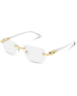Cartier Rectangular Eyeglasses, 55Mm - White