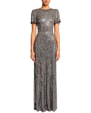 Jenny Packham Serenity Sequin-Embellished Gown - Multicolor