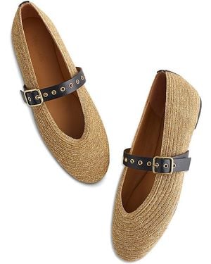 Madewell Hera Mary Jane Flats - White