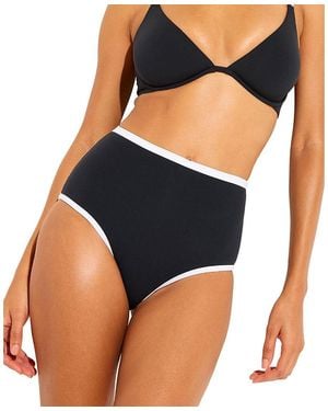 NEGATIVE Swim High Waist Bottom - Blue
