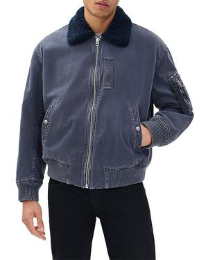 Rag & Bone Denim B15 Bomber Jacket - Blue