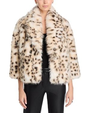 Love Token Faux Fur Jacket - Natural
