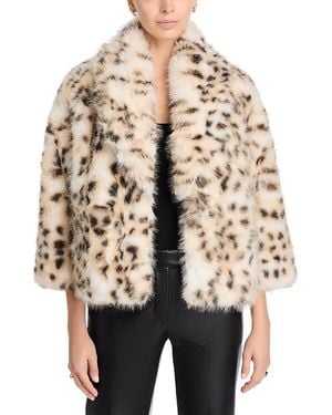 Love Token Faux Fur Jacket - Natural