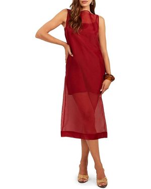 Trina Turk Mid Roselle Dress - Red