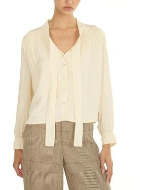 SECRET MISSION Eliza Blouse - Natural