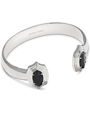 Kendra Scott Elton Stepped Frame Mother Of Pearl Cuff Bracelet - White