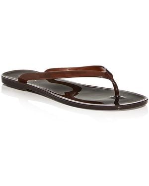 Aqua Clara Flip Flops - Brown