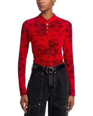 Sea Cornelia Print Top - Red