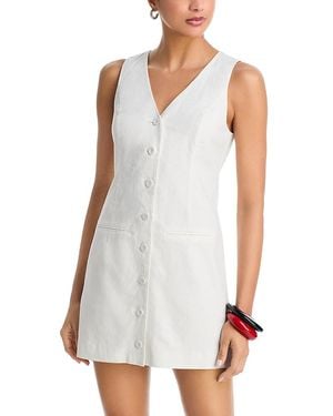 knee length dresses for ladies Whisper Frill Hem Dress | French Connection | Dresses | White main image 1