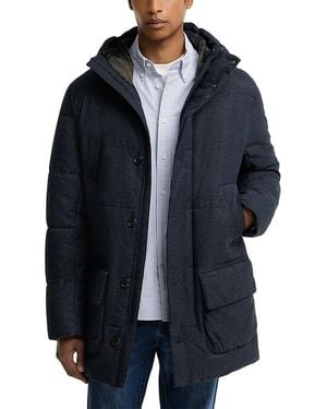 Barbour Winter Bedale Hooded Puffer Jacket - Blue