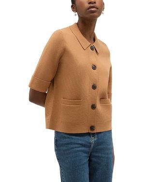 Hobbs Elle Knitted Jacket - Blue