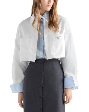 Prada Chino Blouson Jacket - Gray