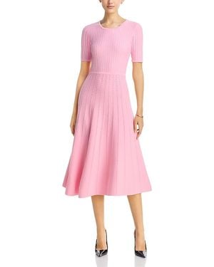 Tahari The Carla Sweater Dress - Pink