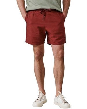 aubi Whithorn Drawstring Short - Red
