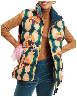 La DoubleJ Reversible Puffer Vest - Blue