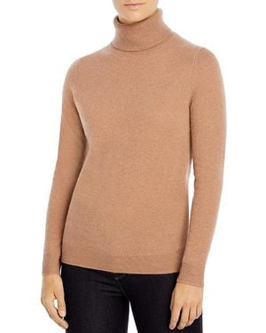 C by Bloomingdale's Cashmere Turtleneck Sweater - Natural