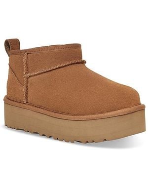 UGG Classic Ultra Mini Platform Boots - Brown