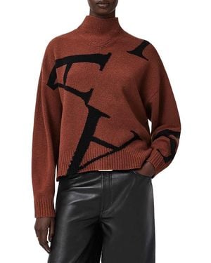 AllSaints A Star Sweater - Brown